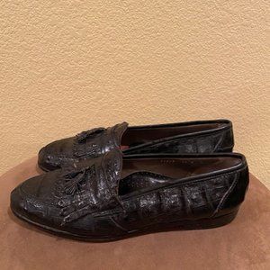Vintage  Crocodile Loafers by Bruno Magli - Made in Italy - Size 12M